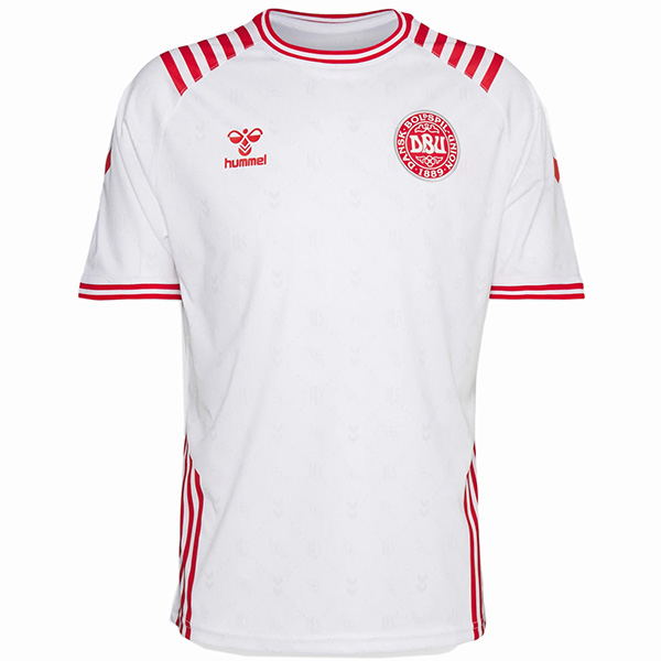 Denmark maglia da calcio da uomo bianca da uomo in maglia speciale da calcio in edizione limitata Danimarca 2022
